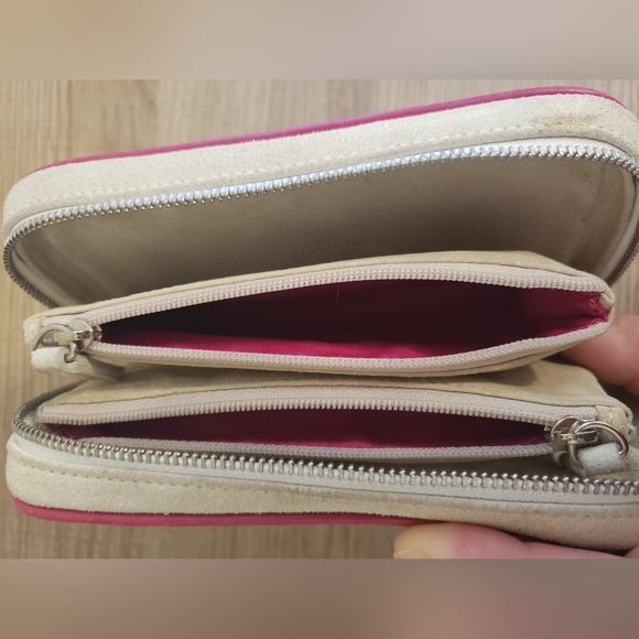 Vintage Coach Cream Suede Leather Jewelry Case - Picture 9 of 16